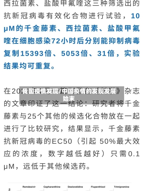 我国疫情发现/中国疫情的发现发展始末