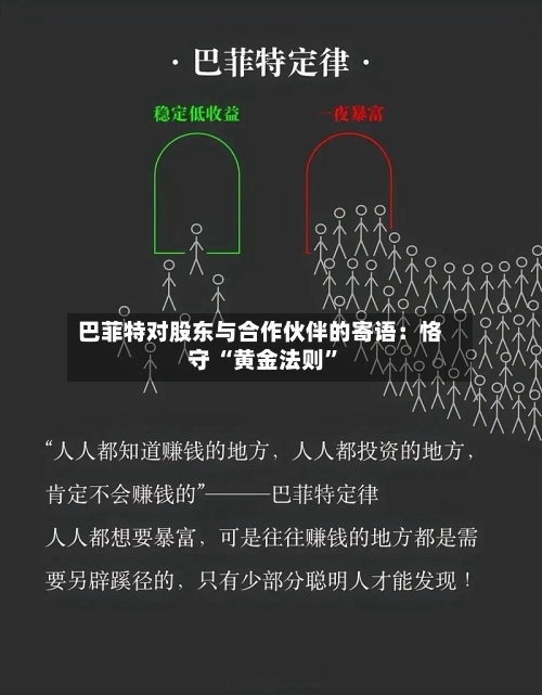 巴菲特对股东与合作伙伴的寄语：恪守 “黄金法则”