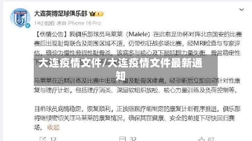 大连疫情文件/大连疫情文件最新通知